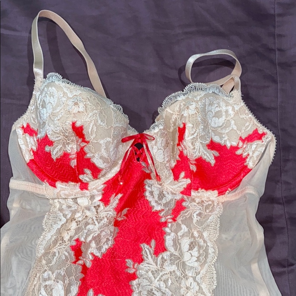 Victoria’s Secret Garter Corset Very Sexy Pink New - Picture 3 of 11